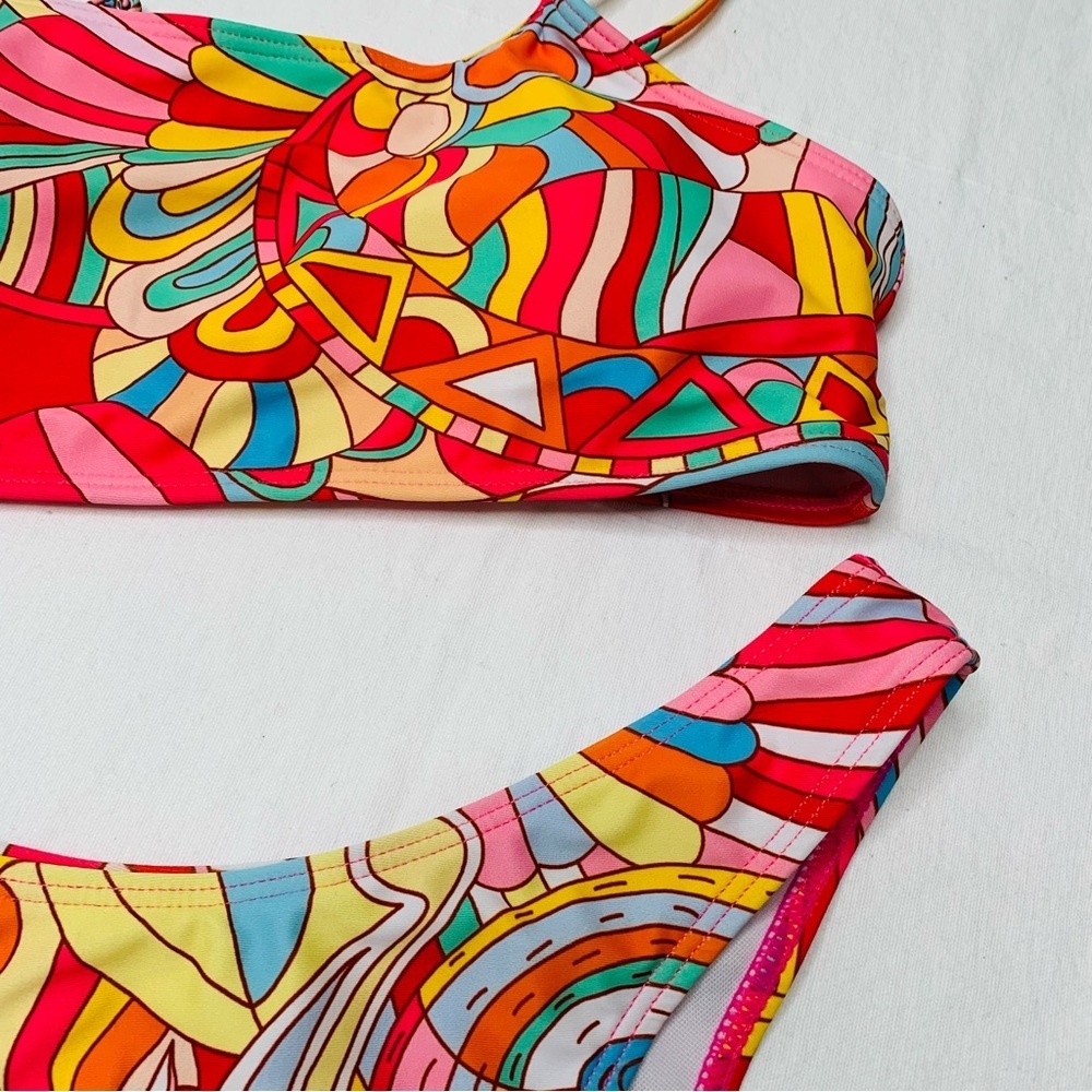 Colorful Abstract Bikini Set - Picture 2 of 3
